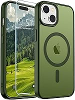 Vista 294 de SUPFINE - Funda magnética para iPhone 11, apta para MagSafe (protección contra caídas de grado militar, 10 pies), delgada, translúcida, a prueba