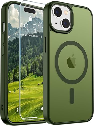 Miniatura 294 de SUPFINE Funda magnética para iPhone SE 2022 (3ª)/2020 (2ª), iPhone 8 (compatible con MagSafe) (protección contra caídas de grado militar), funda