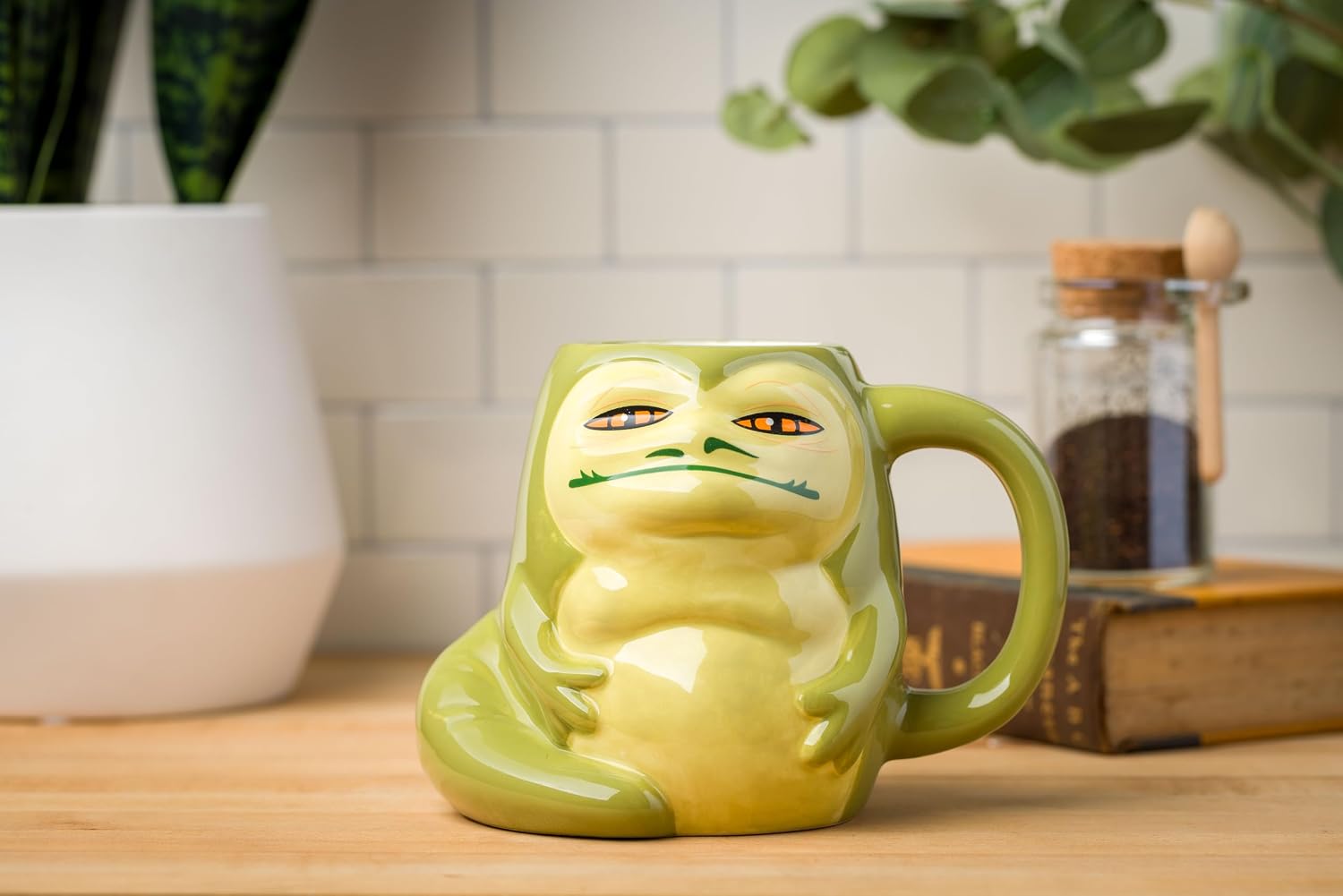 Silver Buffalo Star Wars Jabba the Hut Ceramic 3D Sculpted Mug, 20 Ounces