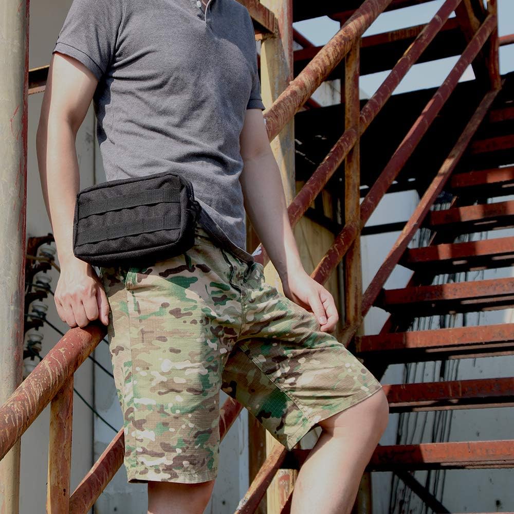 AMYIPO MOLLE Pouch Multi-Purpose Compact Tactical Waist Bags Utility Pouch