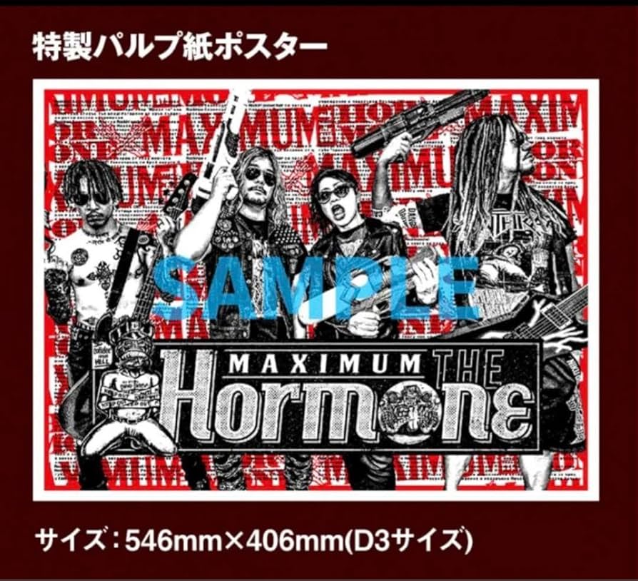 マキシマムザホルモン　アートポスター Amazon.co.jp: 受注生産限定 マキシマムザホルモン フレーム入りアート