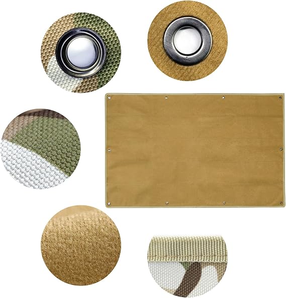 Tactical Patch Holder Board Hook & Loo Patches Panel, Tactical Patch Display Panel for Uniform Hook and Loop Badges(110 * 70CM)