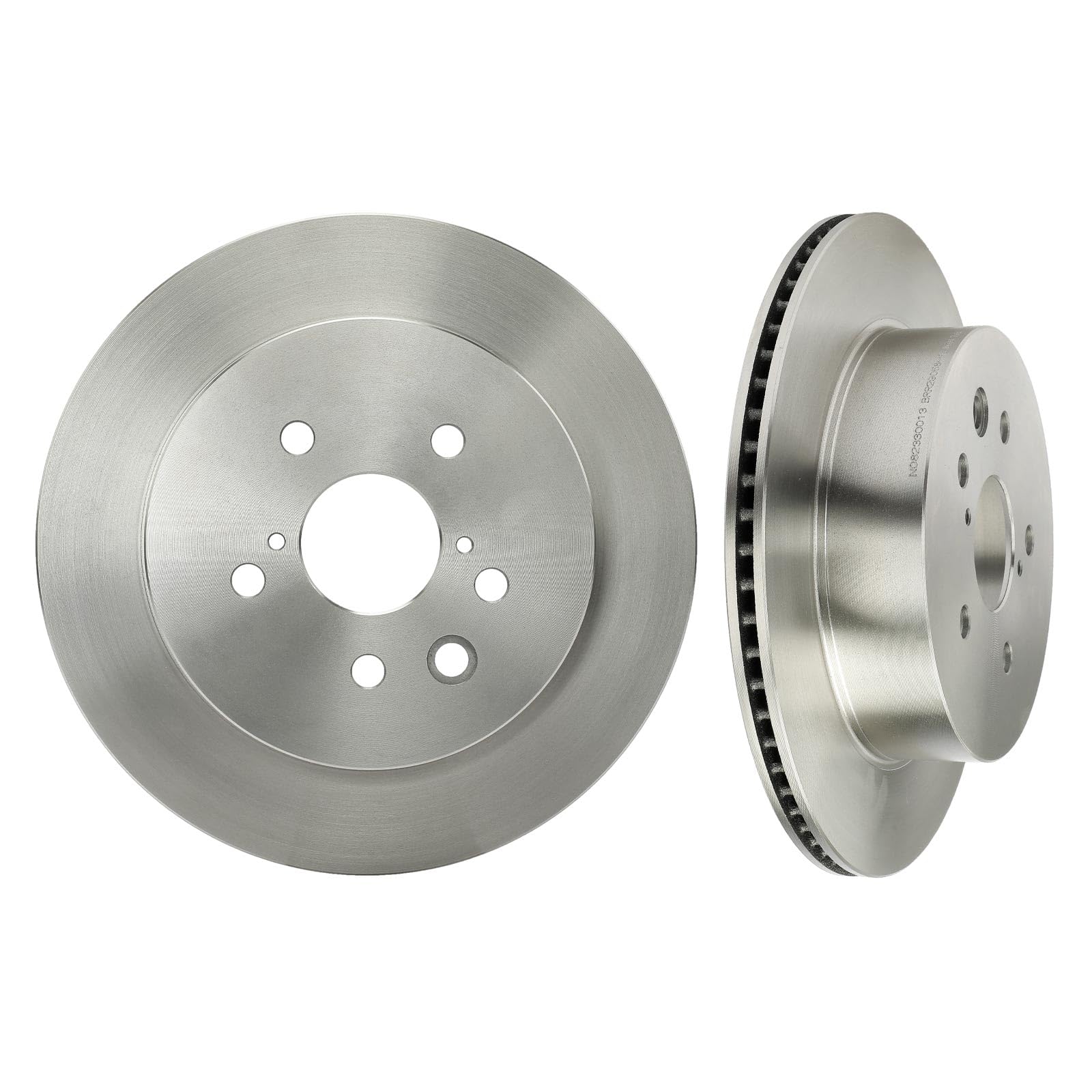 Frankberg 2 discos de freno + 4 pastillas de freno para eje trasero con lubricante de freno compatible con GS GRS19 GWS19 UZS19 2005-2011 GS S19 2006-2011 IS C GSE2 2009-2015 Replace# 4243130290