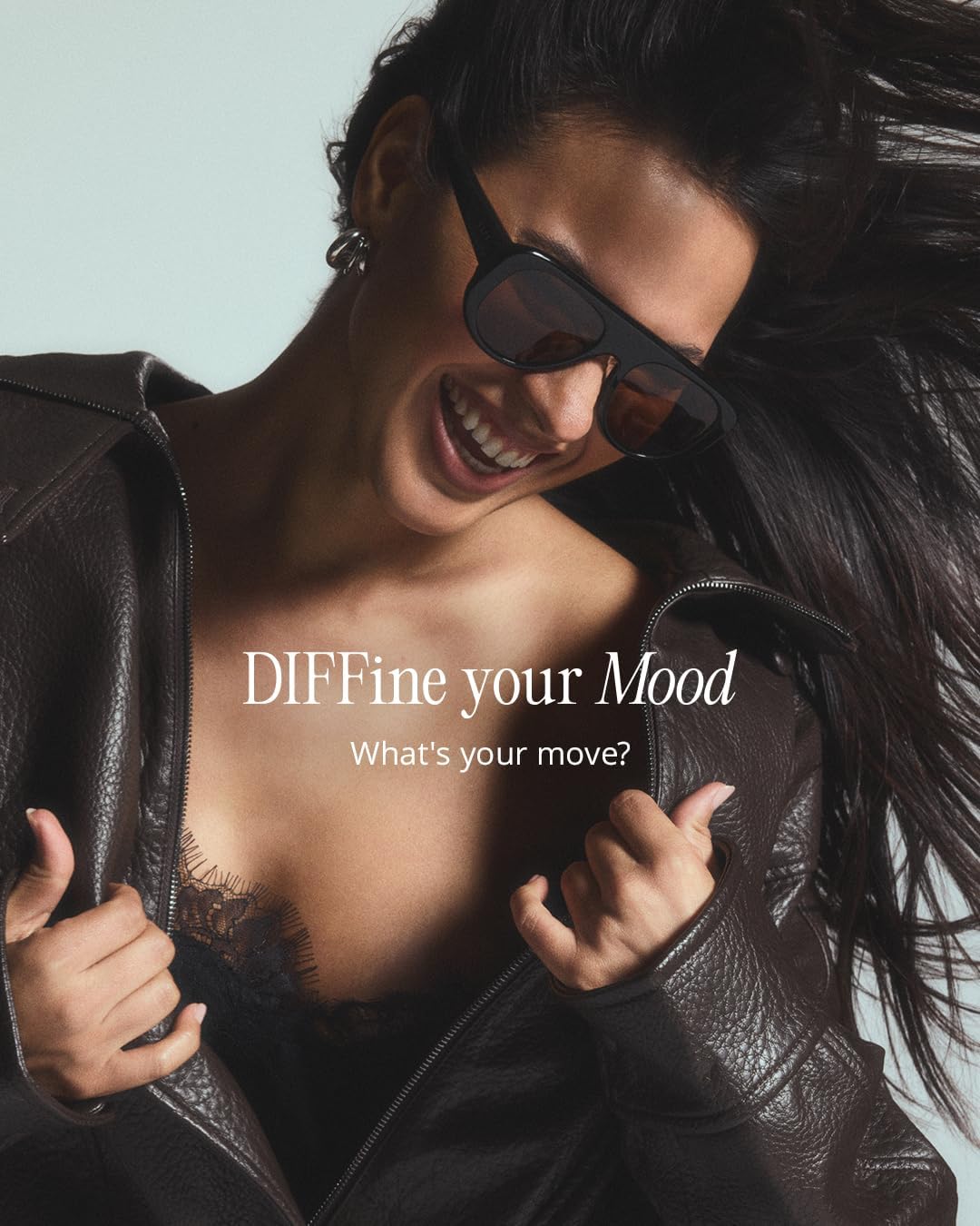 DIFF Morgan Oversized Designer Aviator Sunglasses for Women | UV400 Polarized Protection