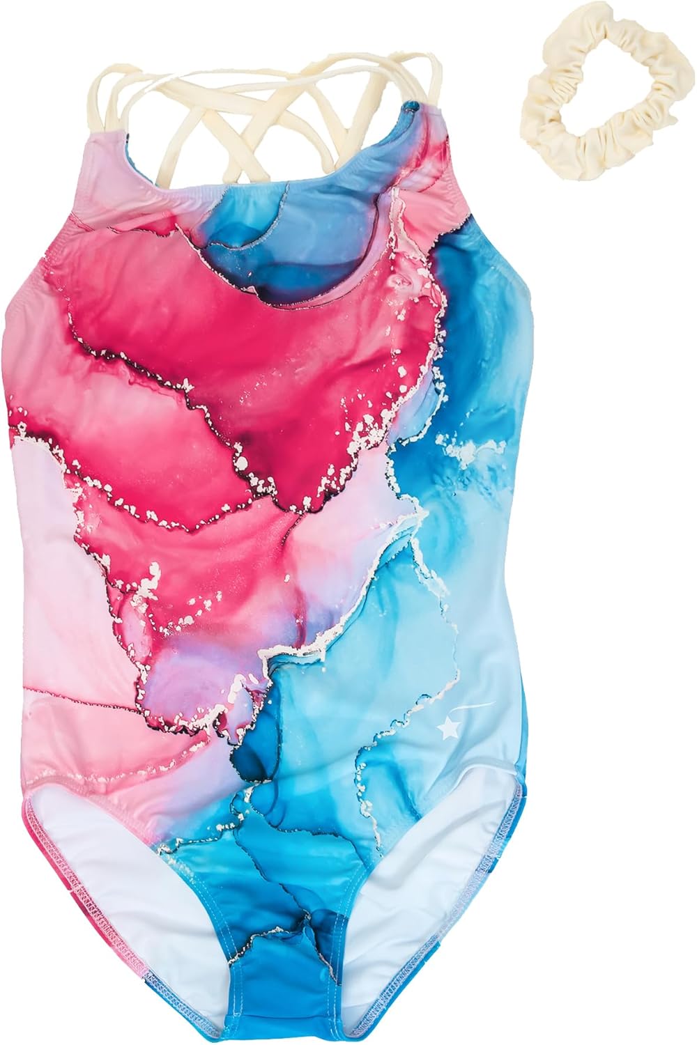 Destira Gymnastics Leotard for Women, Opalescent, Super Soft Fabric Athletic Wear Leotards for Women and Juniors, Gymnastics, Dance, Cheer, Yoga, and More, Adult XS