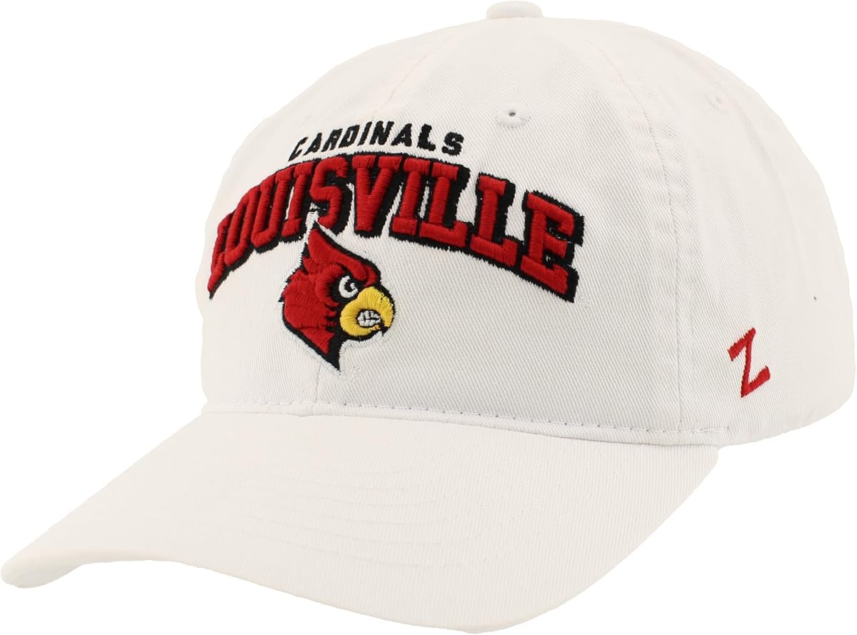 ZHATS NCAA Unisex-Adult NCAA Officially Licensed Hat Scholarship Classic White