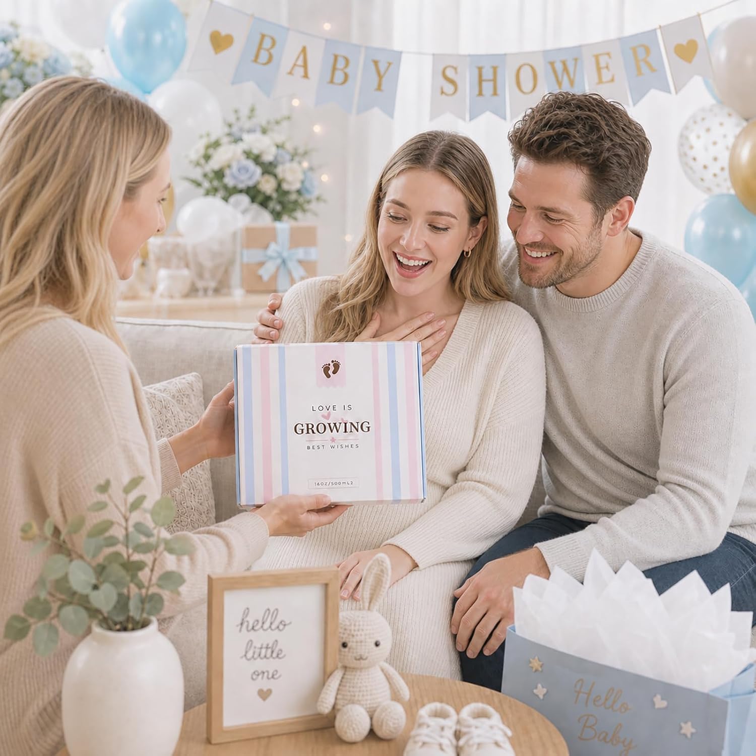 New Parents Gifts for Couple Mom and Dad Glass Cup Kit