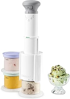 Cuisinart FastFreeze 5-in-1 Ice Cream, Sorbet, Milkshakes, Slushies and Mix-In Frozen Dessert Maker, Compact