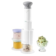 Cuisinart FastFreeze 5-in-1 Ice Cream Sorbet Milkshakes Slushies and Mix-In Frozen Dessert Maker Compact Machine Easy to Use