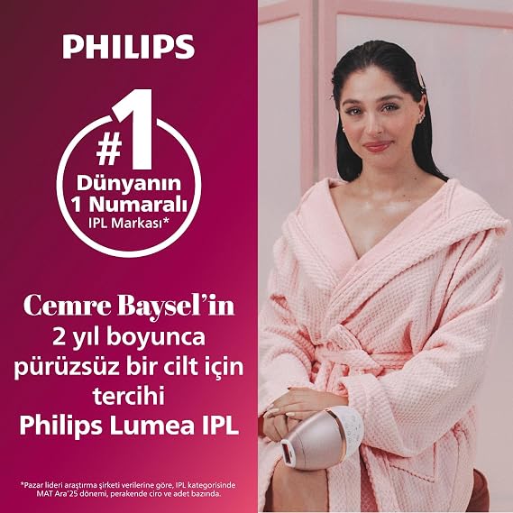 Philips Lumea 9900 Serisi BRI950/02 IPL Tüy Alma, SkinAI Uygulama, Vücut ve Yüz için 2 Başlık, Çanta