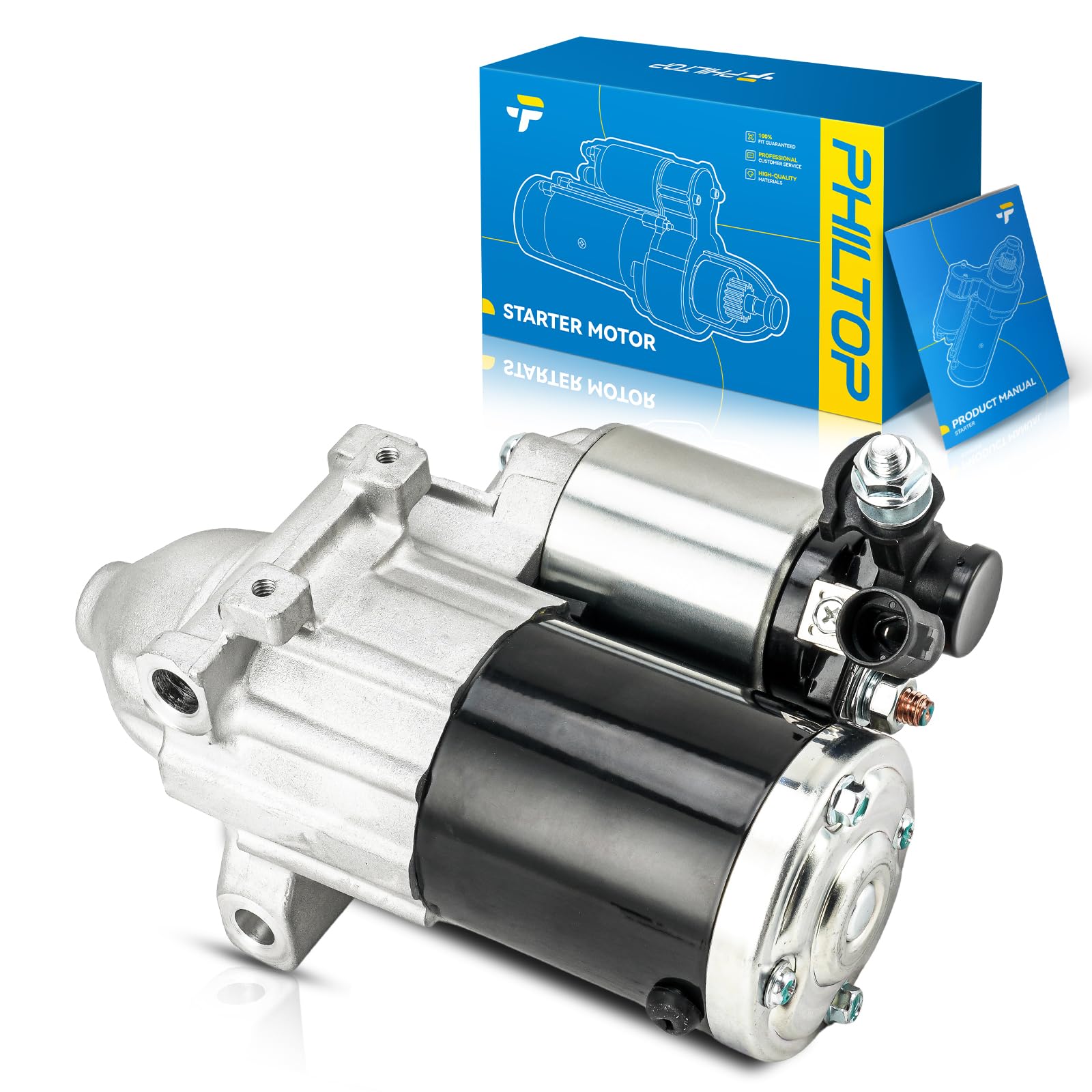 PHILTOP 10910N New Starter Fit with Chevy 2014-2021 Silverado 1500 4.3/6.2L