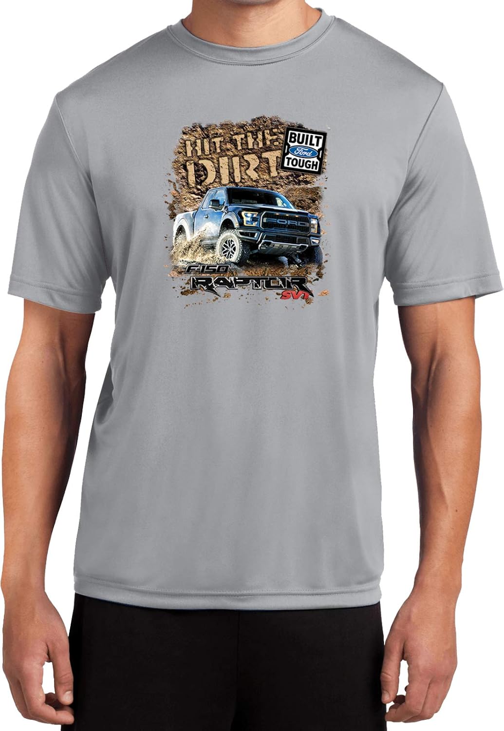 Ford F-150 T-Shirt Hit The Dirt Moisture Wicking Tee