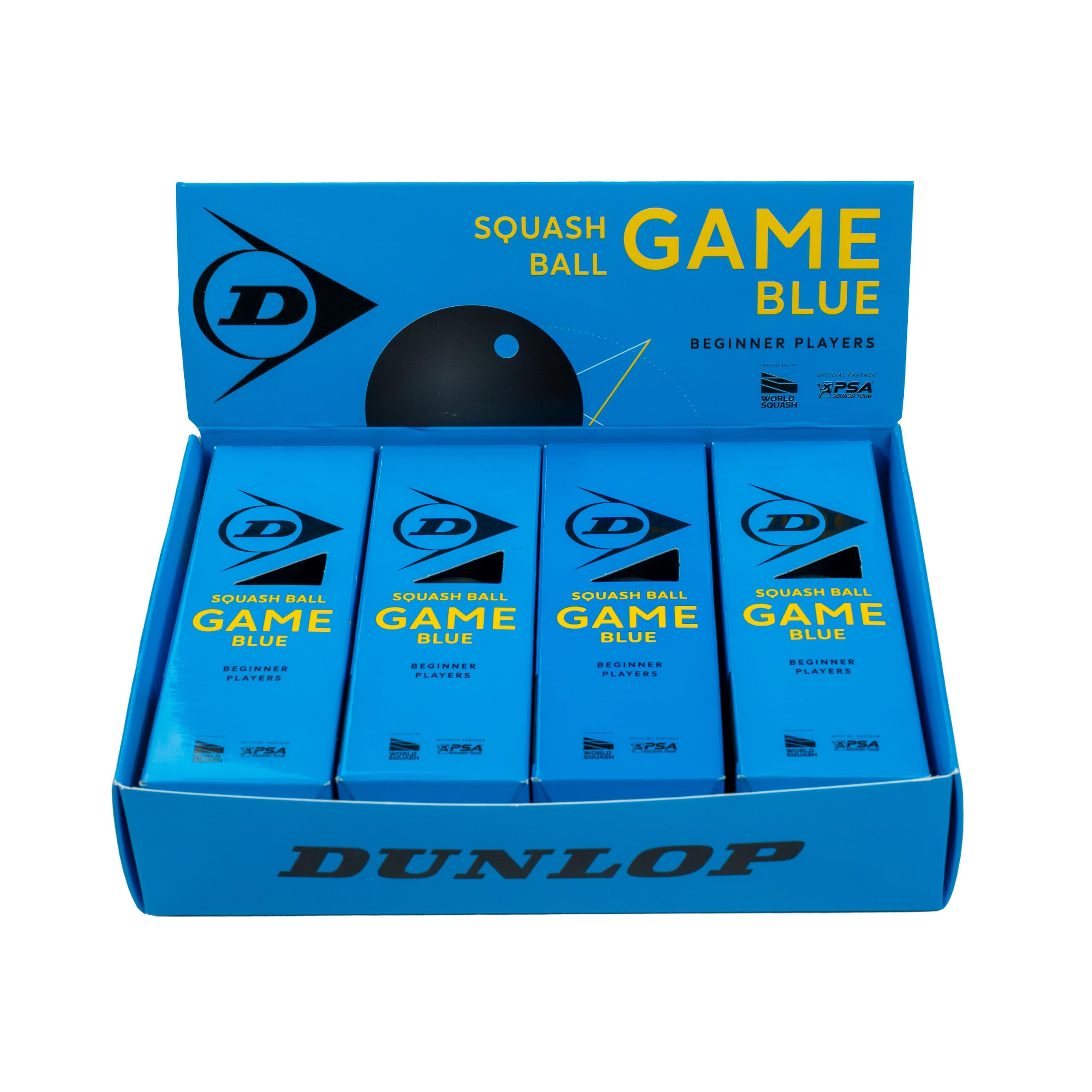 Dunlop Squashbälle Game Blue, Blauer Punkt
