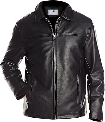 classy leather jacket