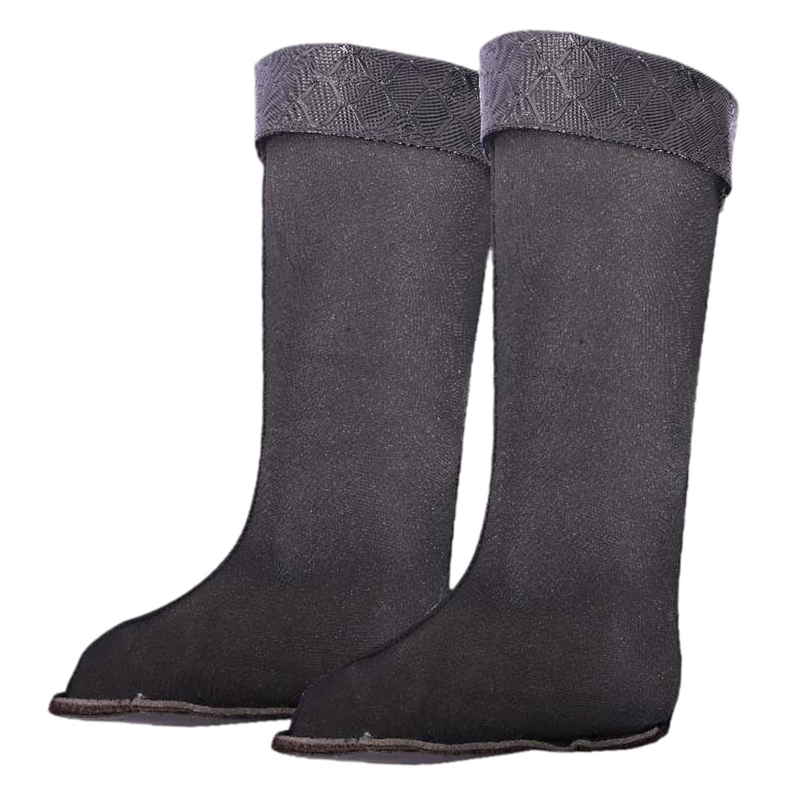 1 Pair Boot Liners Coldproof Warm Thermal for Rain Shoes Fishing Backpacking 39 Black Clothing Shoes & Accessories| Womens Clothing| Hosiery & Socks| Leg Warmers-image-45