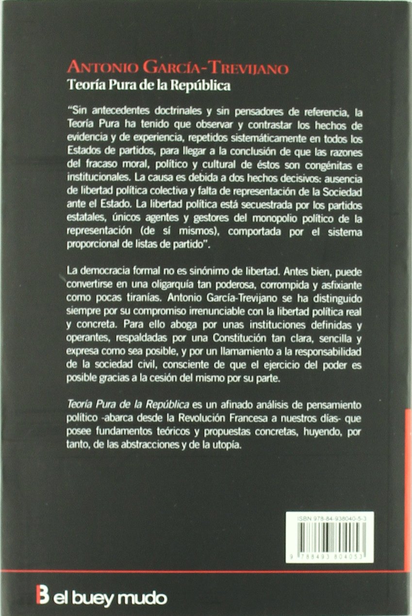 Teoría pura de la república (Ensayo)