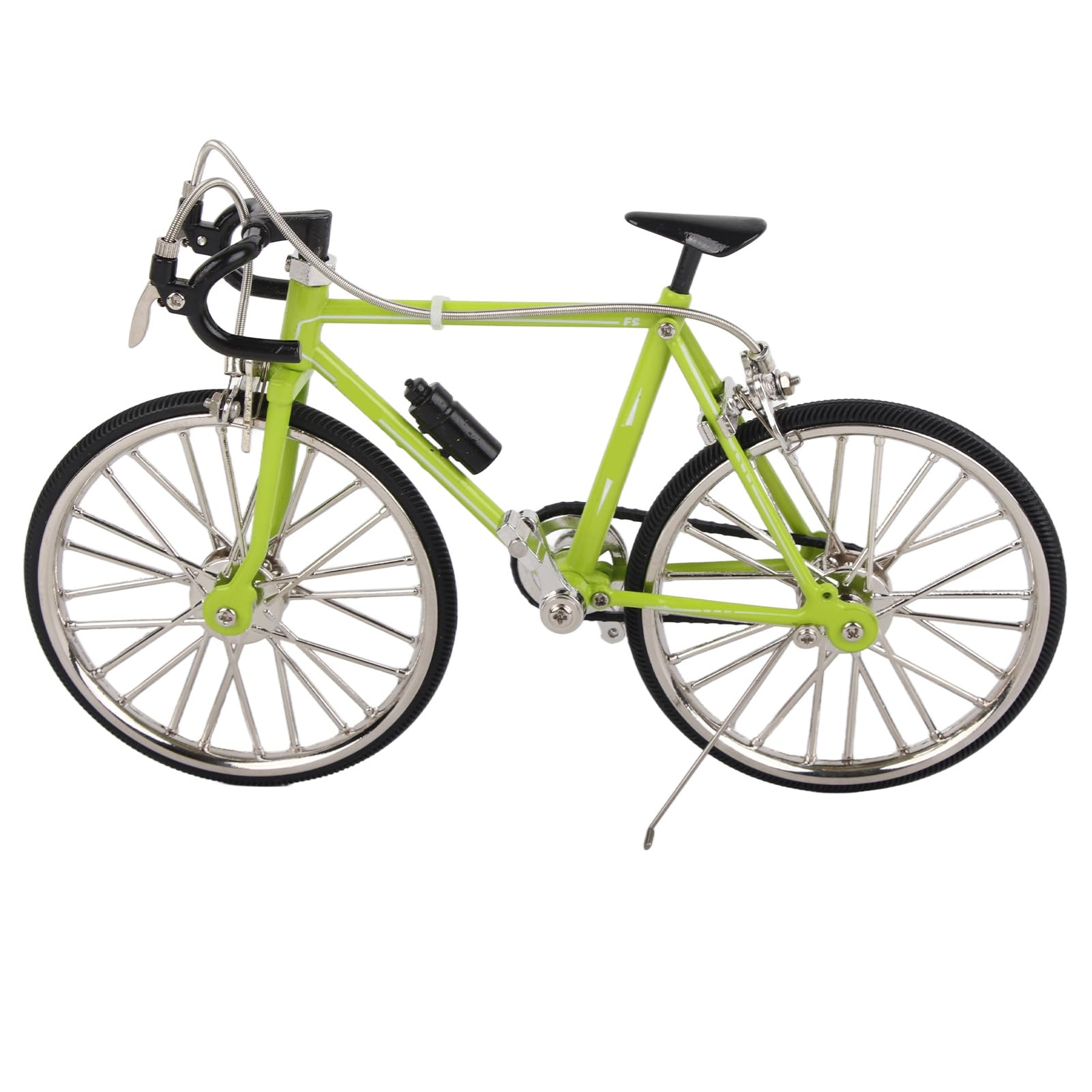Ornamento Modello Bici, Giocattoli per Bici da Dito Decorazione Giocattolo per Bicicletta in Miniatura Staccabile 3D Modello di Bici Retrò Statua Bici da Dito in Metallo per Regali di Compleanno
