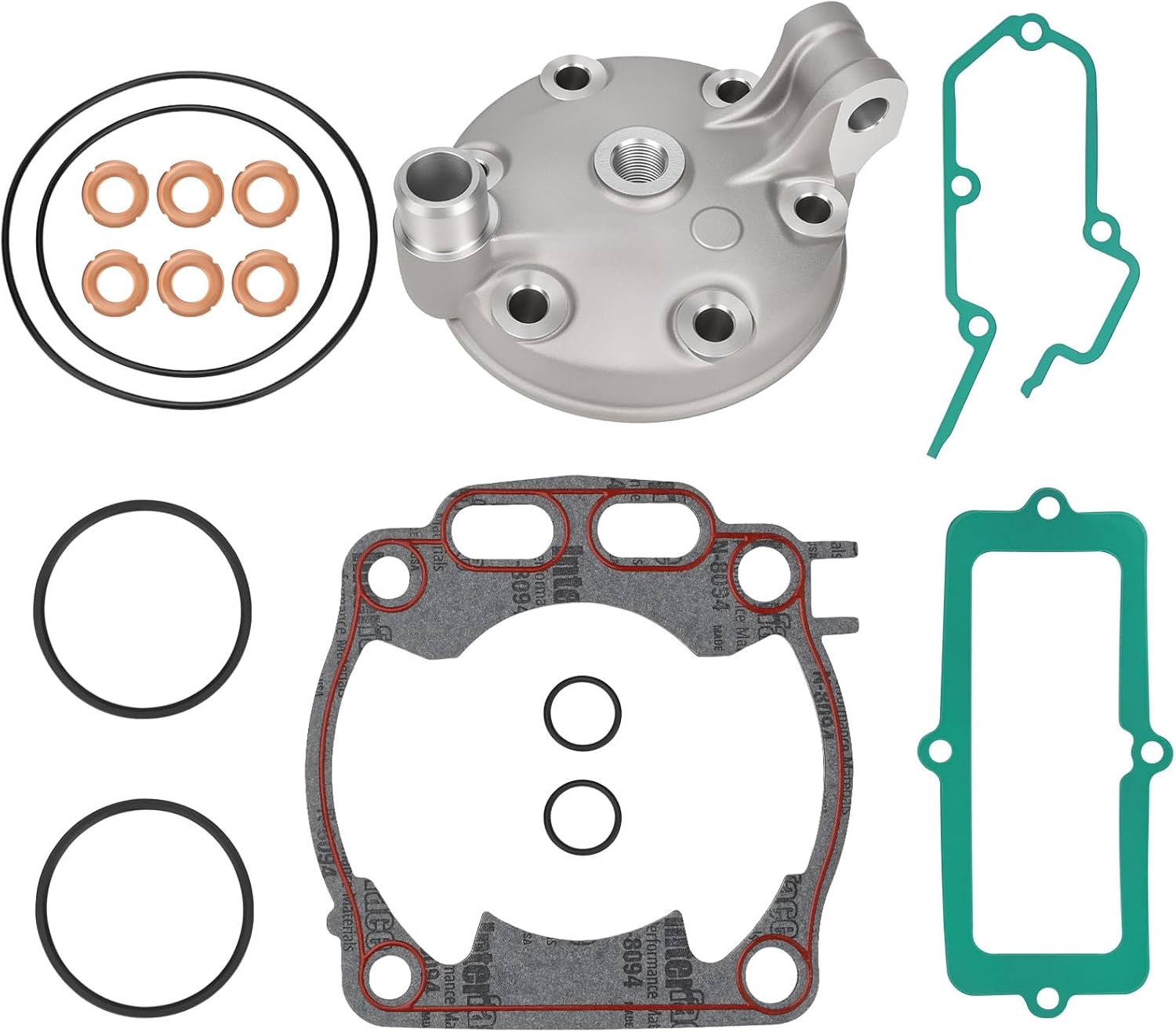 JAVIK Cylinder Head With Gasket For Yamaha YZ250 2001-2002 & 2011-2024 O.E.M#5MW-11111-02-00