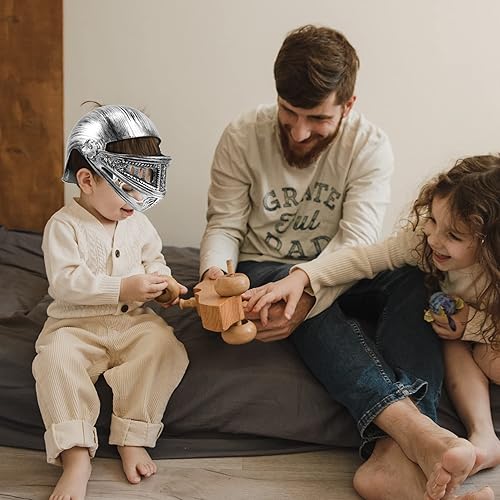 Miniatura 2 de Casco de guerrero estilo Esparta, sombrero de cosplay, casco medieval de caballero, accesorio para la cabeza, color plateado