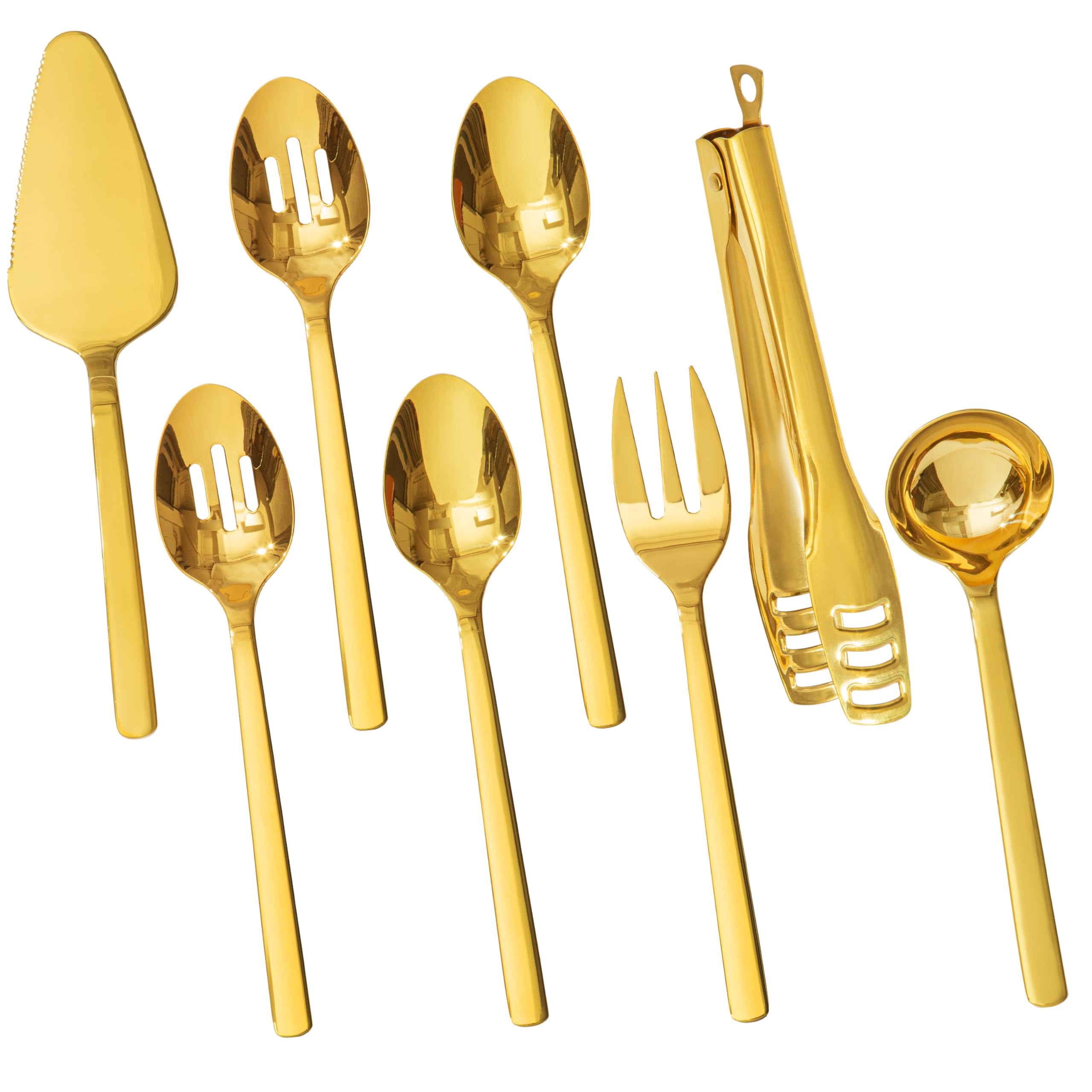 KINGSTONE Stainless Steel Serving Utensil Set -11