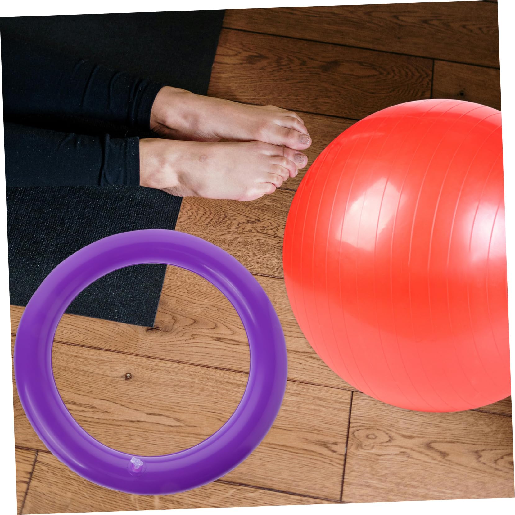 GALPADA Base para Pelota De Yoga Soporte para Pelota De Yoga De Viaje Soporte para Pelota De Ejercicios Base para Pelota De Ejercicios De Ejercicios Pelota De Kickball
