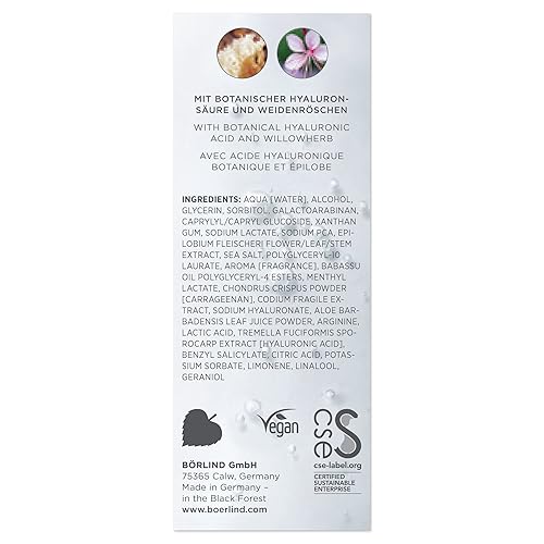 Miniatura 4 de ANNEMARIE BÖRLIND - AQUANATURE Mousse Limpiadora Refrescante - Aloe y Ácido Hialurónico Lavado Facial Natural Vegano - Elimina Impurezas y