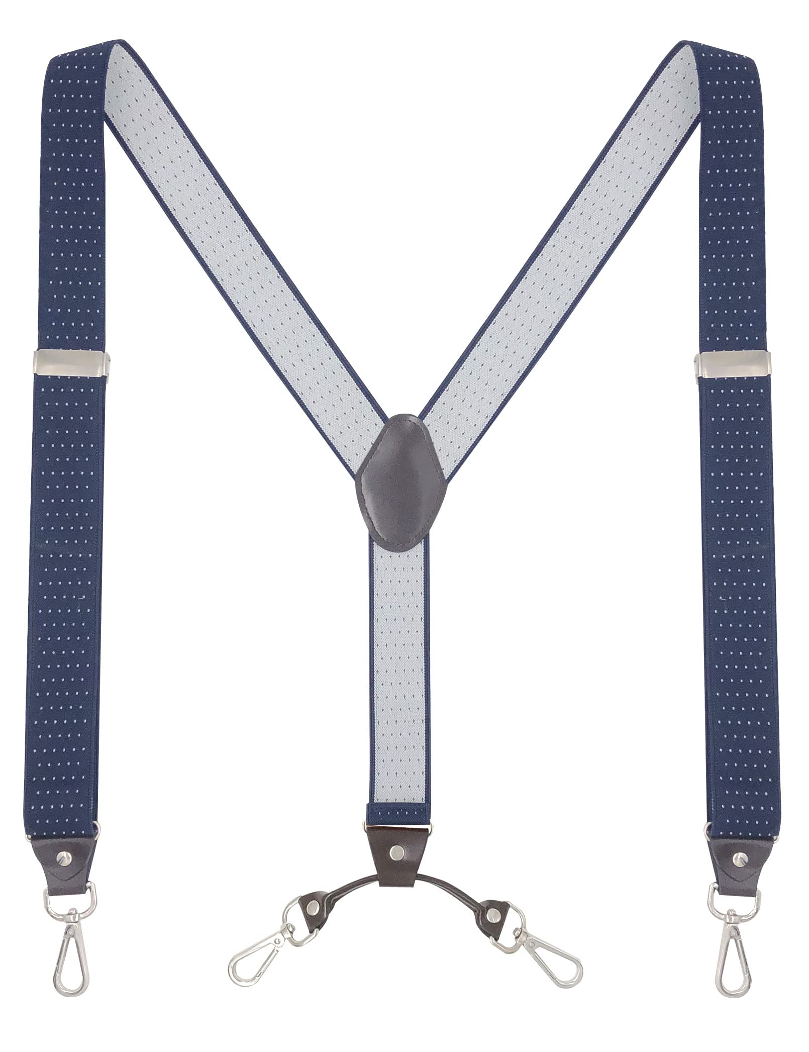 Men's Suspenders with Swivel Hooks and Adjustable Braces, Suitable for Heavy Duty, Big and Tall