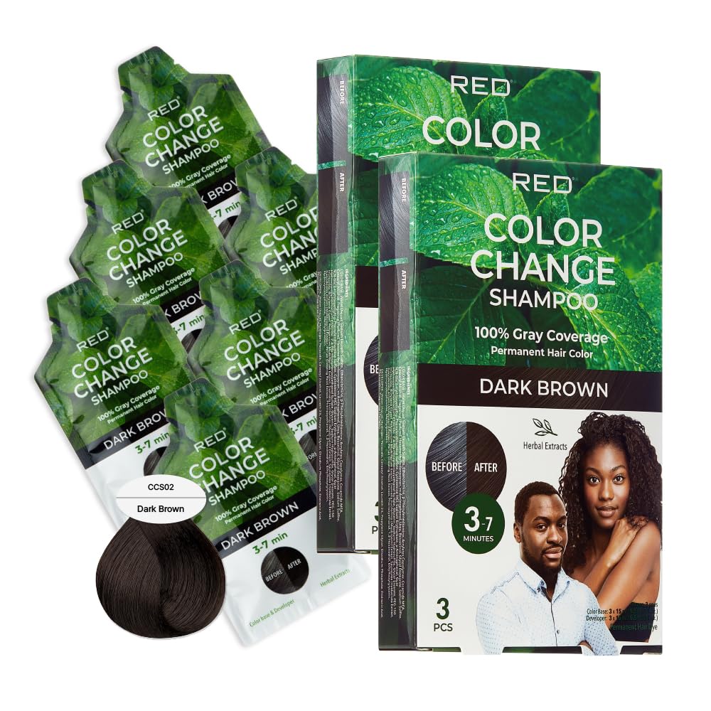 Amazon.com : Red by Kiss Color Change Shampoo – Permanent Hair