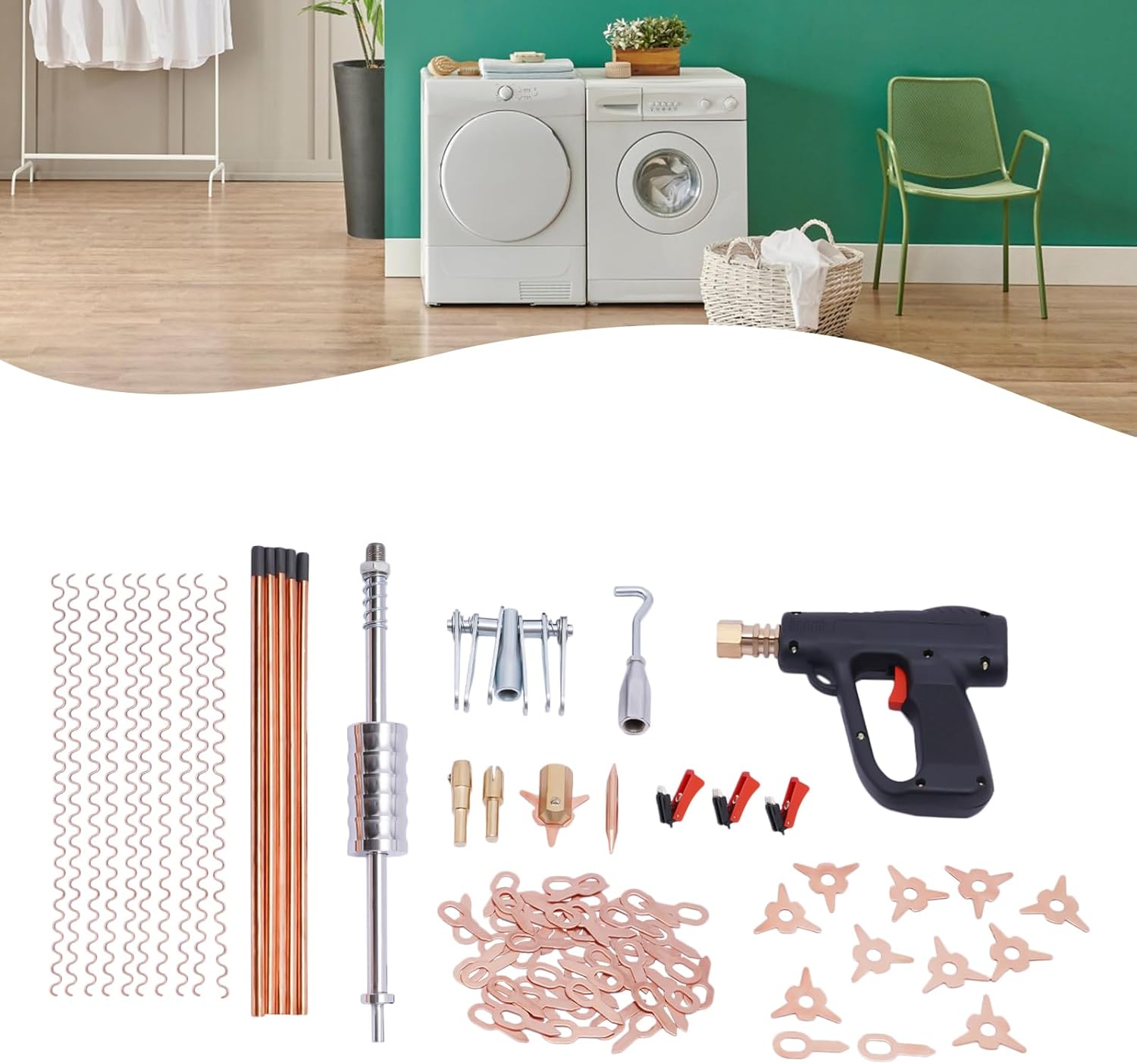 Stud Welder Dent Puller 86Pcs Stud Welder Dent Repair Kit Dent Puller Welder Kit Stud Welder Dent Repair Kit for The Dent Repair of Any Car