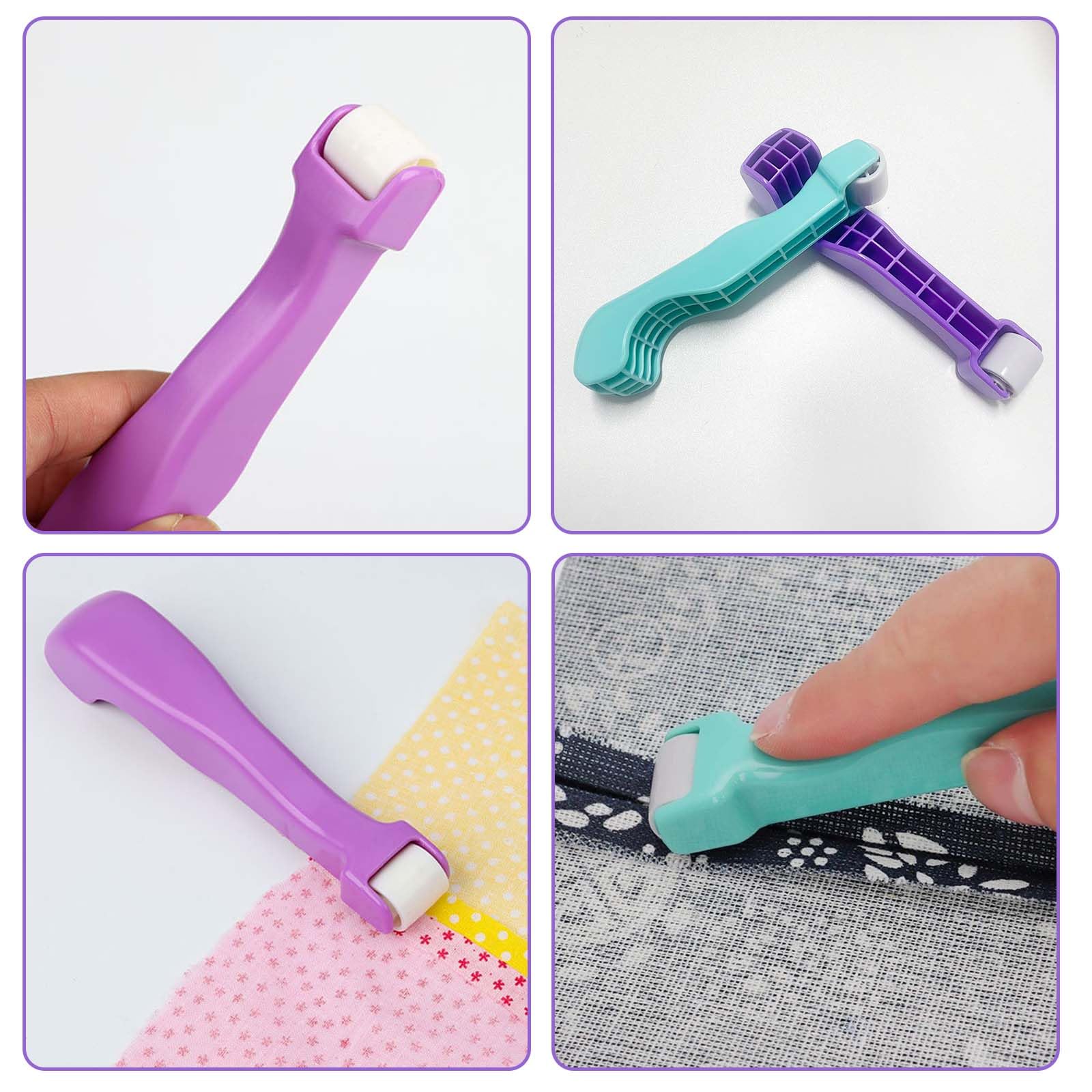 Kit 4 Pezzi Attrezzi Cucito - Ruota Tracciatrice E Rullo Per Cuciture Professionali - Foto 5