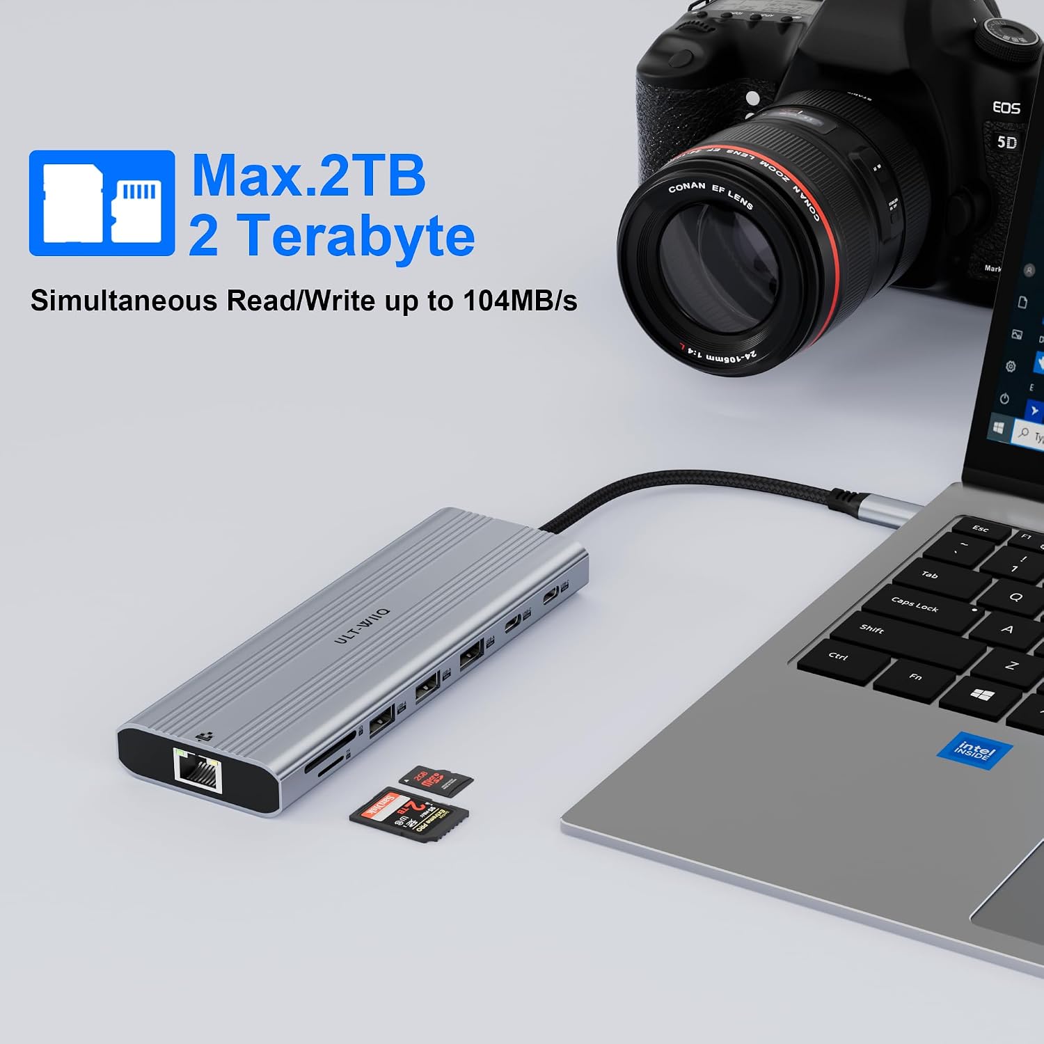 14-in-1 USB C Docking Station with 140W PD 3.1, Triple Display Docking Station (DP 1.4 + Dual HDMI 4K), 2.5Gb Ethernet Hub, 10Gbps Data Premium Laptop Docking Station for MacBook Pro, Dell XPS, HP