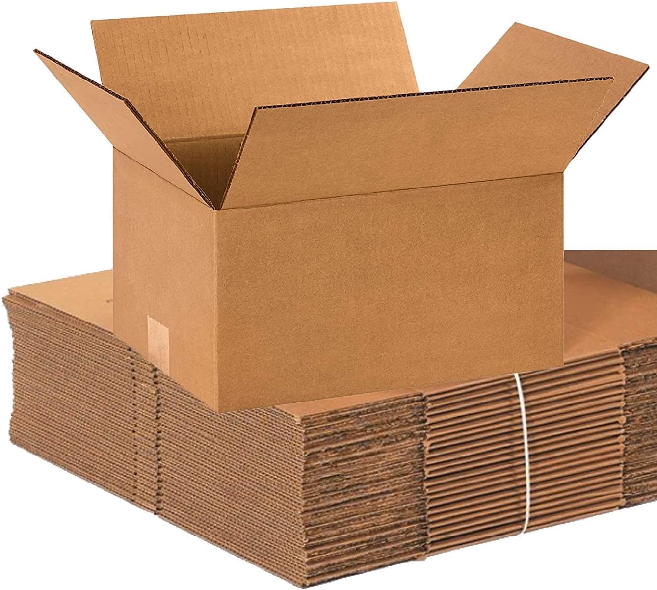 SECUREMENT® Corrugated Brown Boxes for online selling/ecommerce - 3 PLY (150 GSM) - 100 Boxes (9 x 8 x 8 inch)