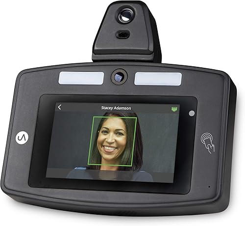 Miniatura 3 de uAttend Touch-Free Voice Control and Facial Recognition Time Clock with Temperature Reader (DR2500)
