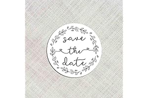 Save the Date Stickers: Mark Your Calendar in Style
