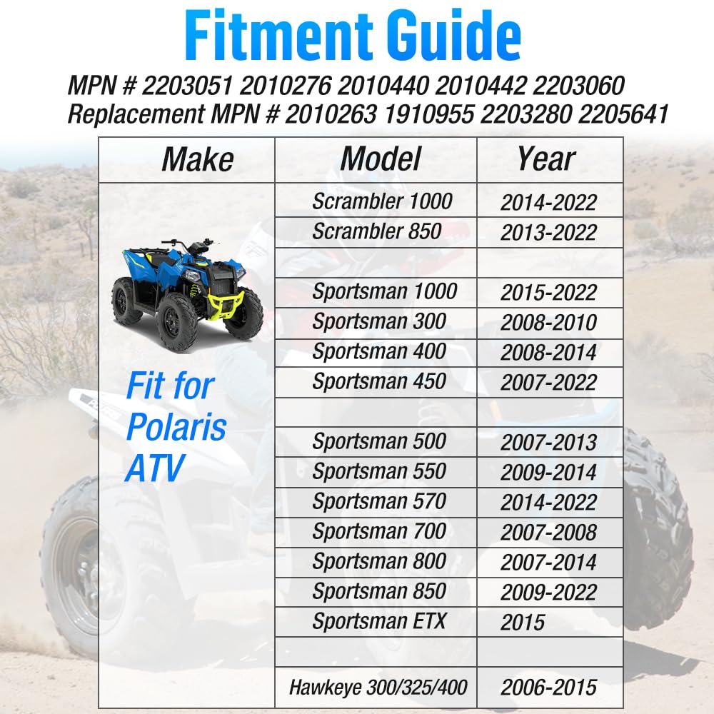 Pompa Cilindro Maestro Freno Anteriore Adatta per Polaris Sportsman 300 400 450 500 550 570 700 800 850 1000 Scrambler 850 1000 Hawkeye ETX