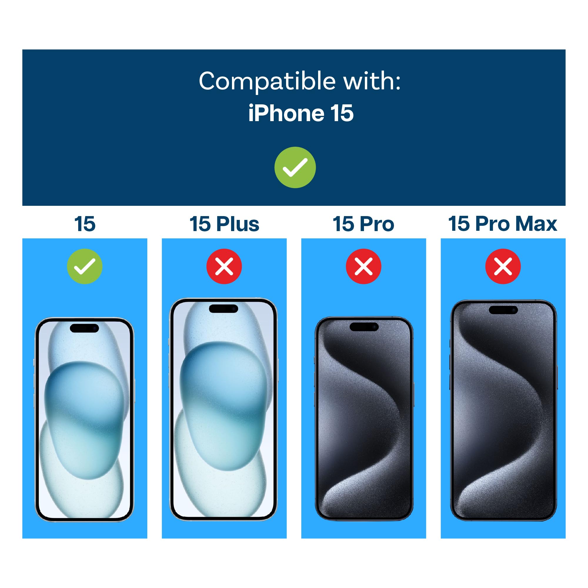 MMOBIEL Custodia Per Telefono Compatibile con iPhone 15 - Case Trasparente Per Telefono - Case Protezione Antiurto Sottile - Custodia Con Paraurti Ad Assorbimento D'urto