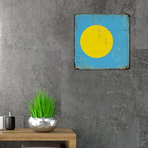 Vista 95 de Letrero de metal con bandera de país internacional, bandera de Polonia, regalo de bandera de Polonia, letreros de aluminio envejecidos