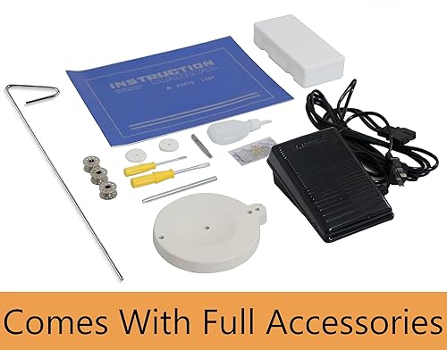 Miniatura 3 de MZ-518 - Máquina de coser portátil para pies o zigzag para coser y reparar materiales gruesos