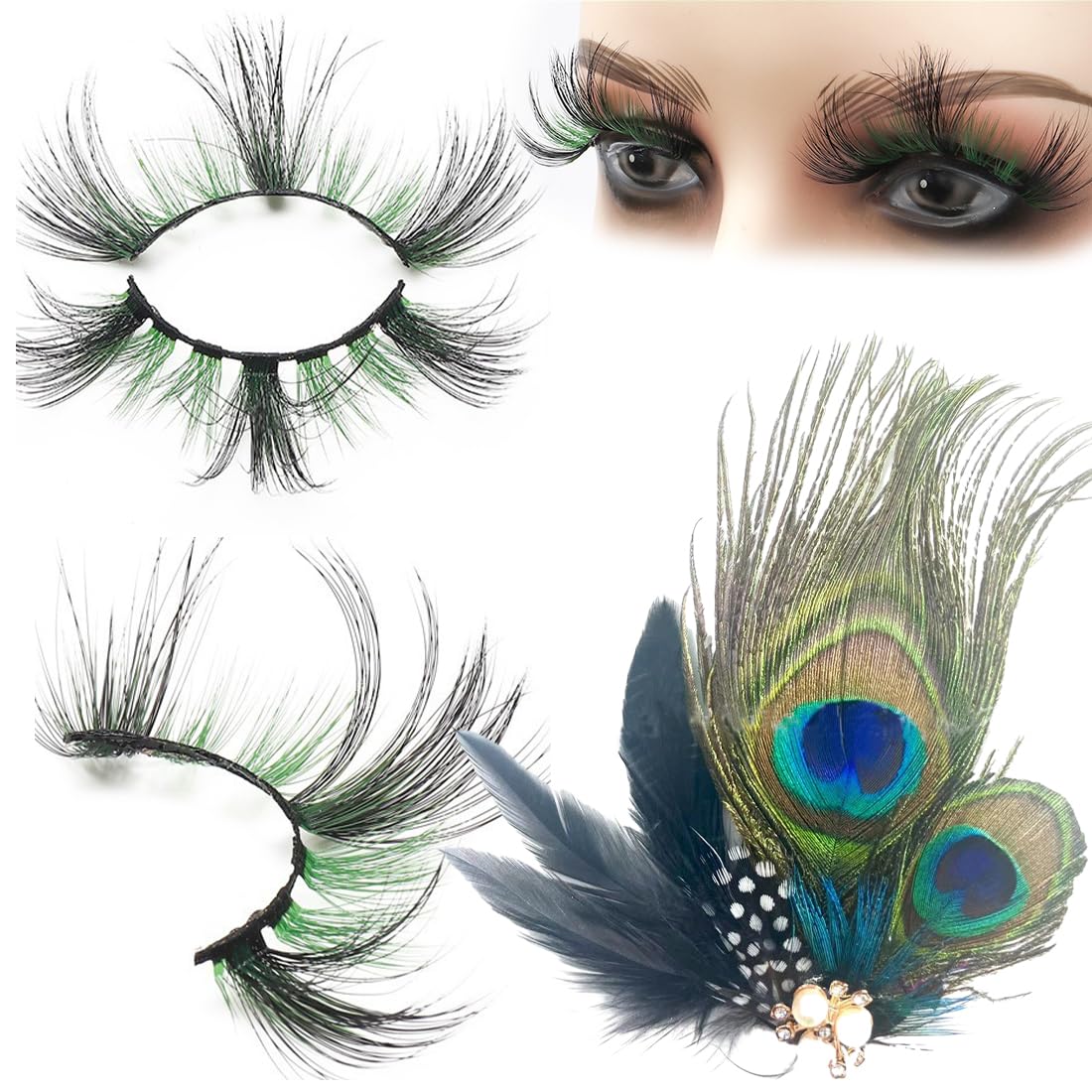 shallyong Plumas de Pavo Accesorios para Mujer, Accesorios para Disfraz de Pavo Real, Plumas Para el Pinzas Pelo y Pendientes, Pestañas, Puños Muñeca Pluma, para Carnaval Cosplay shallyong Plumas de Pavo Accesorios para Mujer, Accesorios para Disfraz de Pavo Real, Plumas Para el Pinzas Pelo y Pendientes, Pestañas, Puños Muñeca Pluma, para Carnaval Cosplay