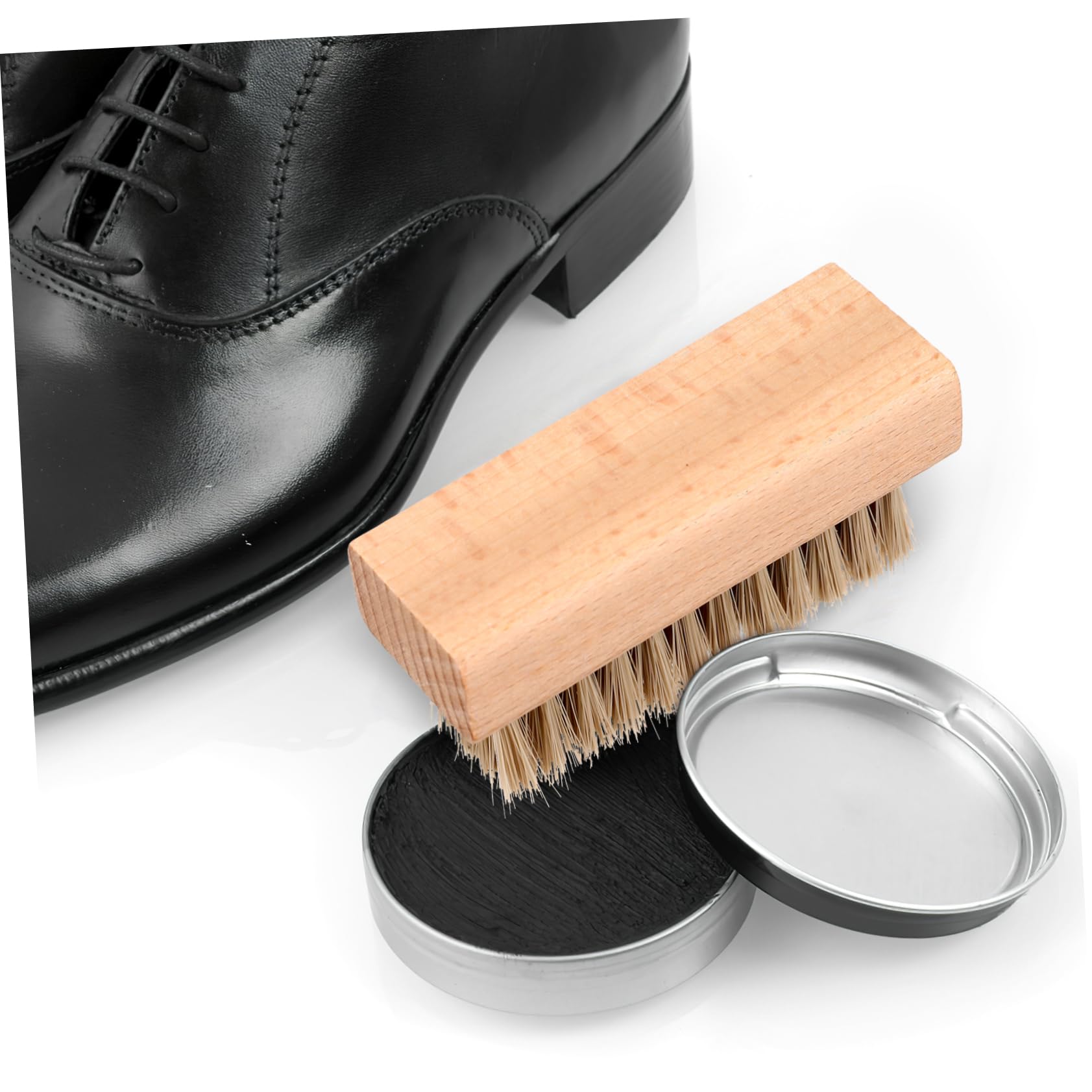 BESPORTBLE 10pezzi Per Scarpe in Legno Spazzole Per Pulizia e Lucidatura Delle Scarpe Adatta Per Casa e Negozio