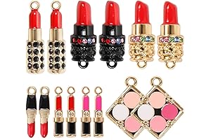 Sparkling 14-Piece Lipstick Makeup Charm Collection