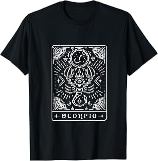 Scorpio Tarot Art / Scorpio Zodiac Sign / Birthday Month T-Shirt