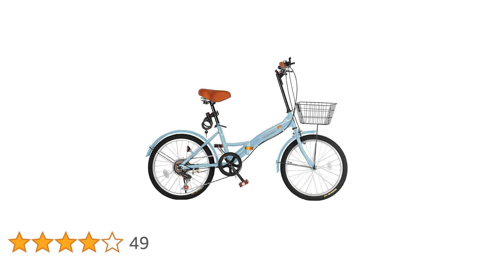 Amazon | J-TANXJ 自転車 折りたたみ自転車 20インチ 7段変速 高炭素鋼