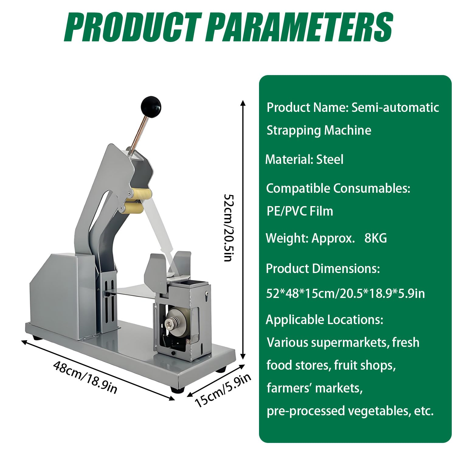 Macchina impacchettante vegetale automatica dei semi, legatrice del film del PE/PVC per le aziende agricole & le aziende agricole di alimenti freschi