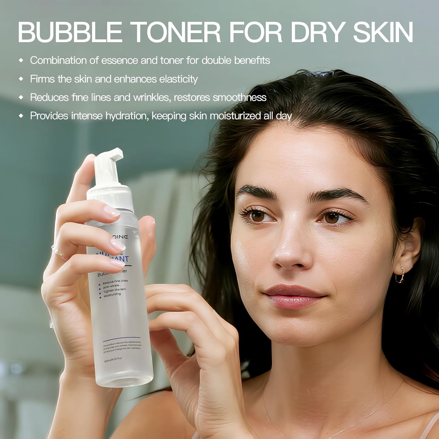 Bubble Toner Deep Moisturizing, Hydrating and Refreshing Cloud Glow Toner for Face Nature Vegan Korean Skin Care 180ml/6.1 fl.oz. - Image 5