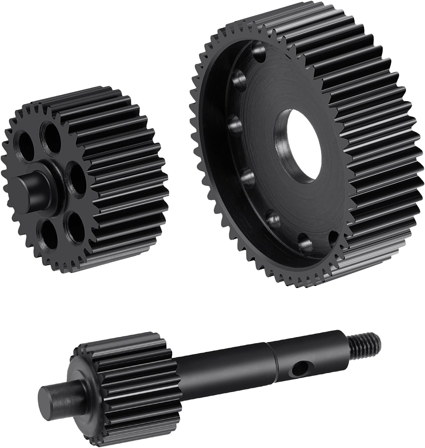 LSG Steel Transmission Gears 52T 33T 20T Motor Gear RC Car for Tamiya 1/10 58719 BBX 2WD Accessories