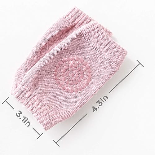 Miniatura 4 de Kalevel Rodilleras para gatear para bebés, protectores antideslizantes para bebé niño y niña (2 pares)