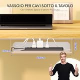 FLEXISPOT 120x60 acero elettrica 2 livelli con 4 memorie foto 2