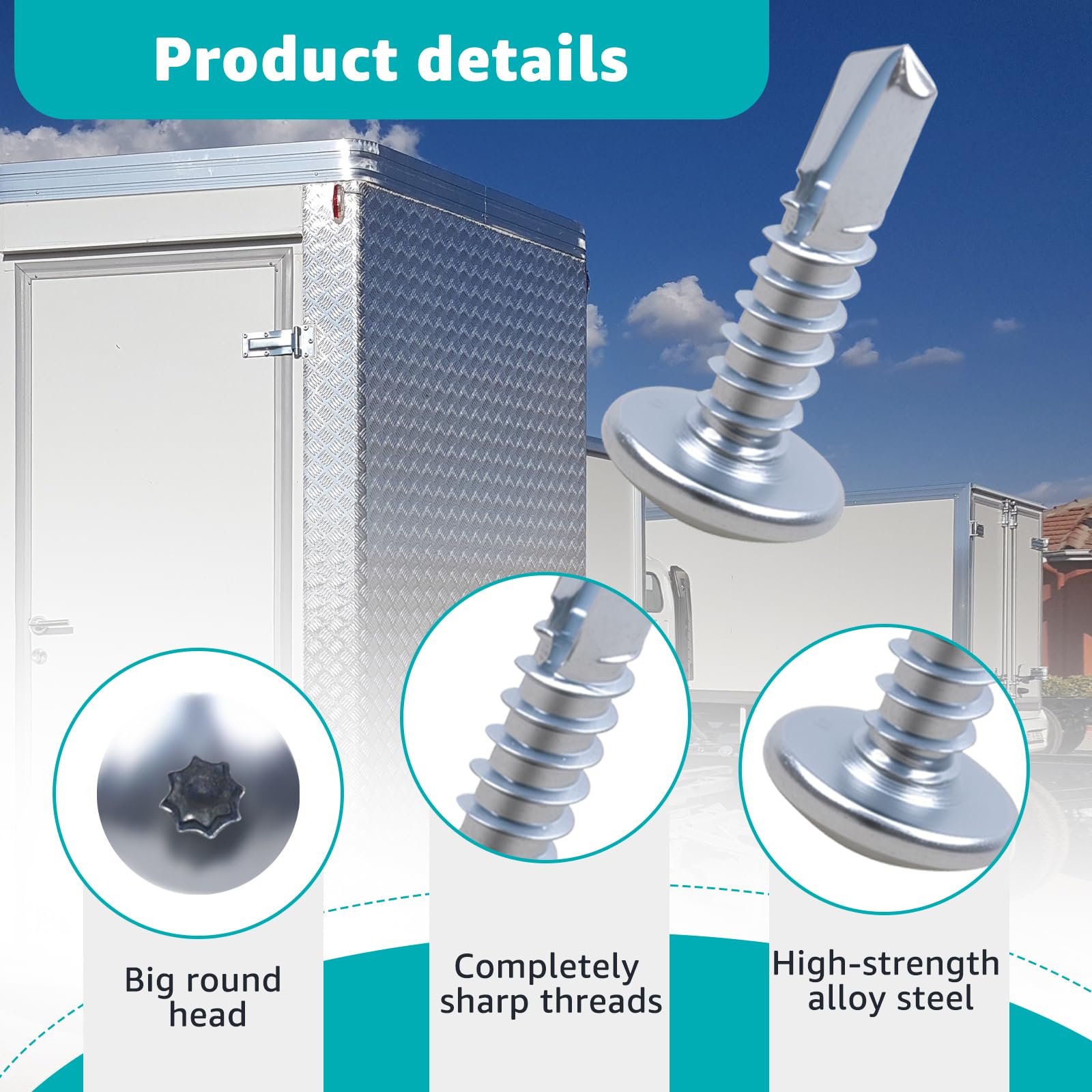 Sheet Metal Screws - Trailer Repair -8