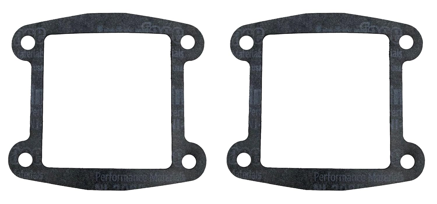 10 pcs Intake Reed Manifold Gaskets - Blaster YFS200 88-06 YZ80 87-92 - Made in The USA - Long-Lasting Material - 1/64" - Reed Cage Carb Intake Gasket - 3JM-13621-00-00 - Reed Cage Valve Seat Gasket